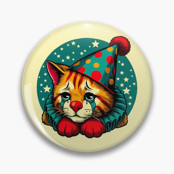 Item preview, Sad Kitty Clown designed and sold by Ghost on Toast.