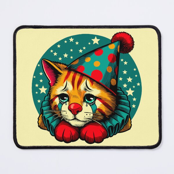 Item preview, Sad Kitty Clown designed and sold by Ghost on Toast.