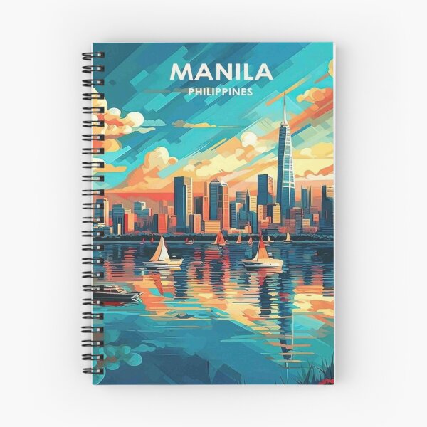 Item preview, Manila Philippines Vintage Travel and Tourism Advertising Print designed and sold by posterbobs.