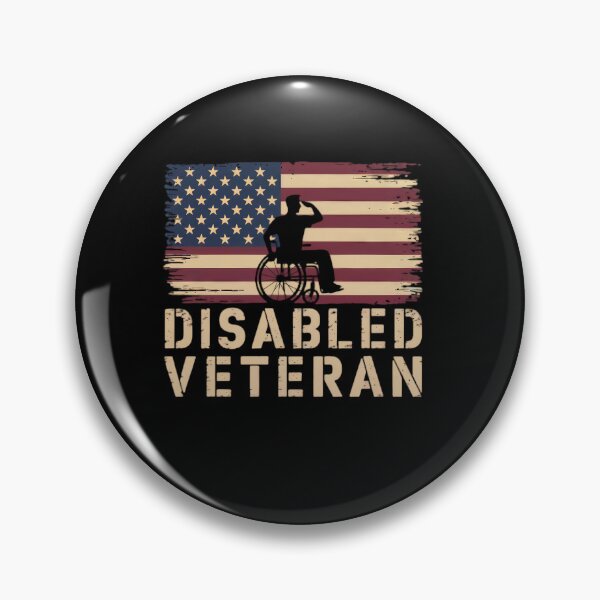 Item preview, Proud Disabled Veteran Tribute Design - Honor and Sacrifice designed and sold by GreenZenStudio.