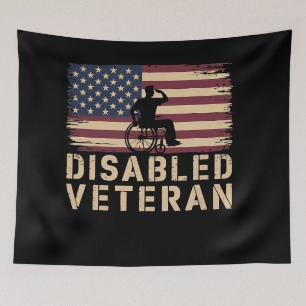 Item preview, Proud Disabled Veteran Tribute Design - Honor and Sacrifice designed and sold by GreenZenStudio.