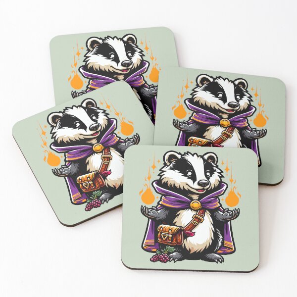 Item preview, Sorcerer Badger designed and sold by Ghost on Toast.
