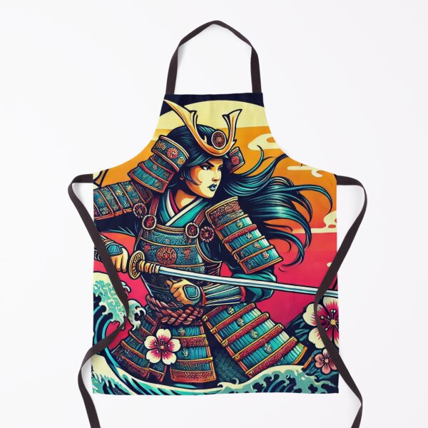 Item preview, Samurai Warrior Woman 5 designed and sold by NightsageArt.