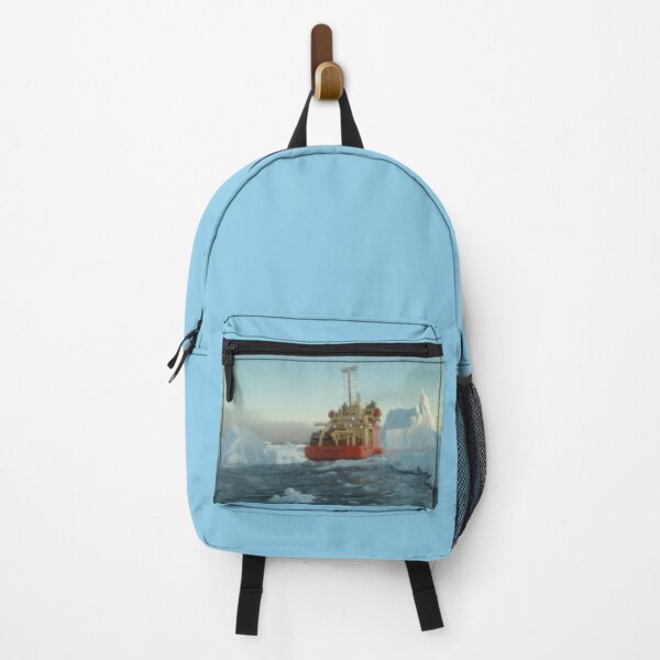 Item preview, Photo Lawrence M Gould, United States research vessel in Bay by icebergs t shirt is a great gift for your travel friends designed and sold by Snarkers Promotions .