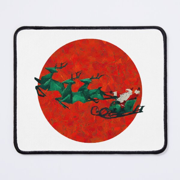 Item preview, Christmas Santa Sleigh , Santa and Reindeer Graphic , Holiday Christmas , Santa Claus Christmas Gift for Men Women designed and sold by Indyadizine.