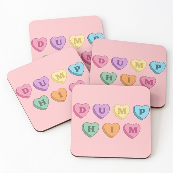 Item preview, Dump Him Conversational Valentines Hearts designed and sold by Magnolia Valley Art.