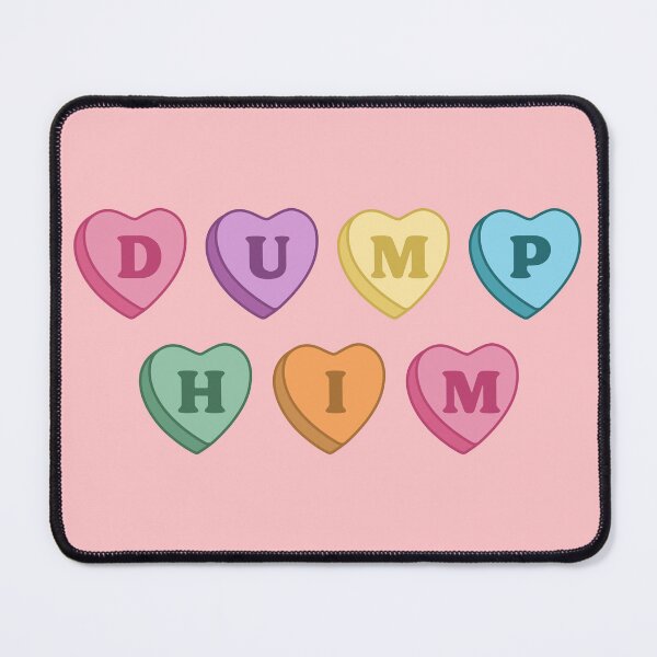 Item preview, Dump Him Conversational Valentines Hearts designed and sold by Magnolia Valley Art.