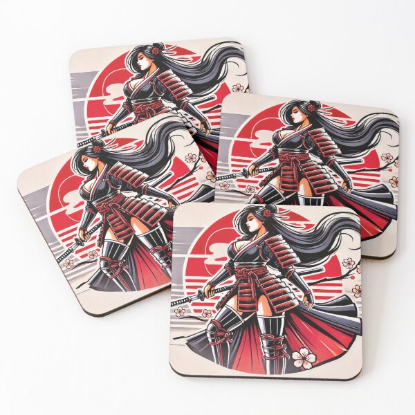 Item preview, Samurai Warrior Woman 2 designed and sold by NightsageArt.