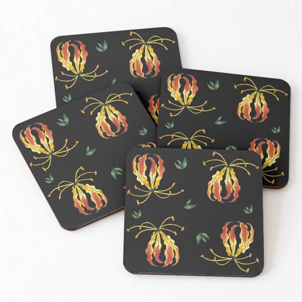 Item preview, Water Colour Sketch Flame Lily Pattern designed and sold by MvuuStudio.