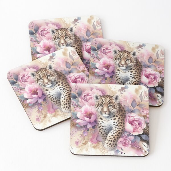 Item preview, Leopards & Roses A designed and sold by Mermaid's Whimsy.