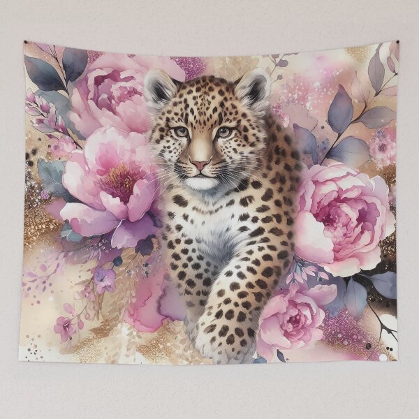 Item preview, Leopards & Roses A designed and sold by Mermaid's Whimsy.