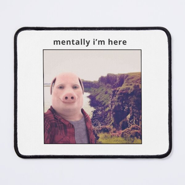 Item preview, Mentally I'm With John Pork designed and sold by Femme Pastel Collective.