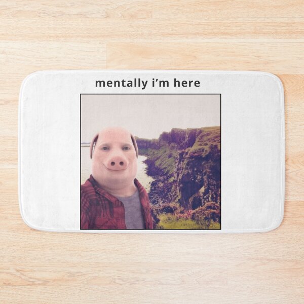 Item preview, Mentally I'm With John Pork designed and sold by Femme Pastel Collective.