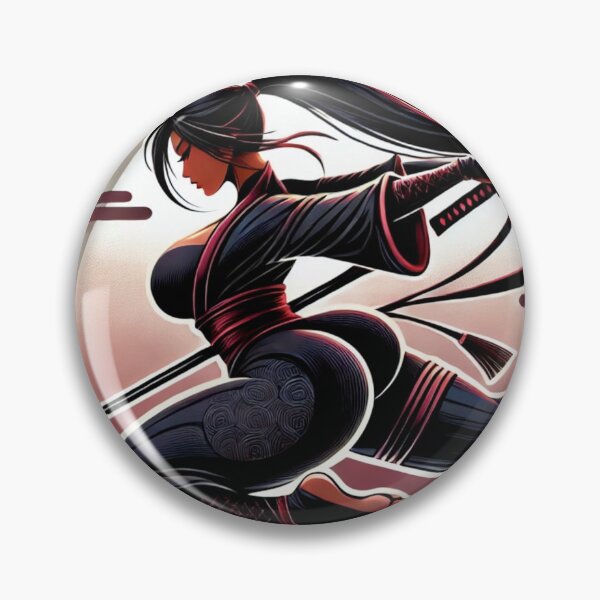 Item preview, Ninja Warrior Woman 1 designed and sold by NightsageArt.