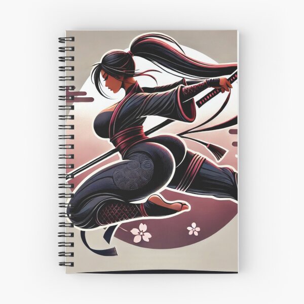 Item preview, Ninja Warrior Woman 1 designed and sold by NightsageArt.