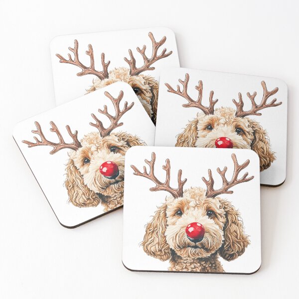 Item preview, Festive Goldendoodle  designed and sold by rmcbuckeye.