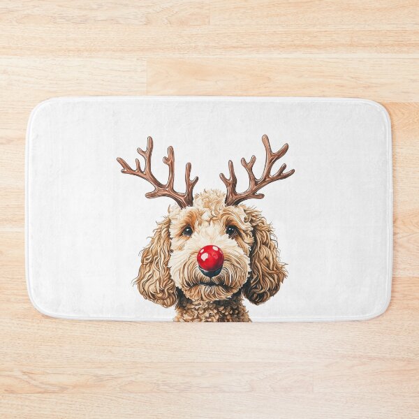 Item preview, Festive Goldendoodle  designed and sold by rmcbuckeye.