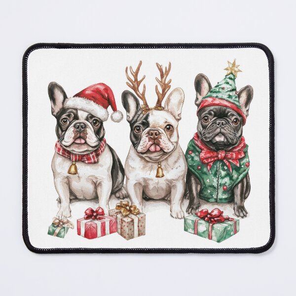 Item preview, Festive Frenchie Pups designed and sold by rmcbuckeye.