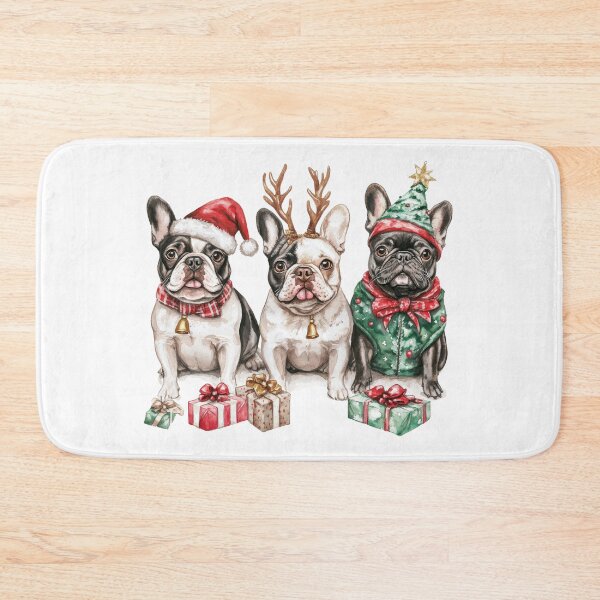 Item preview, Festive Frenchie Pups designed and sold by rmcbuckeye.