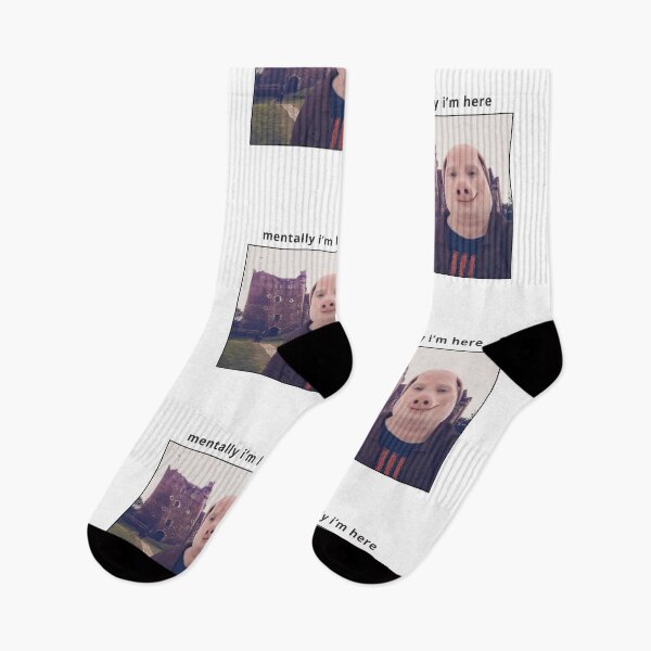 Item preview, Mentally I'm With John Pork designed and sold by Femme Pastel Collective.