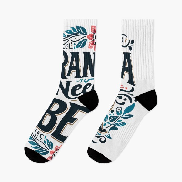 Item preview, Grandma Needs a Beer, typography designed and sold by maxmaj.