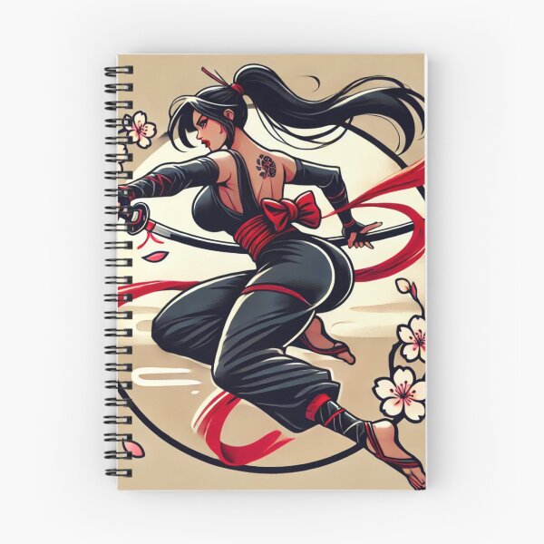 Item preview, Ninja Warrior Woman 3 designed and sold by NightsageArt.