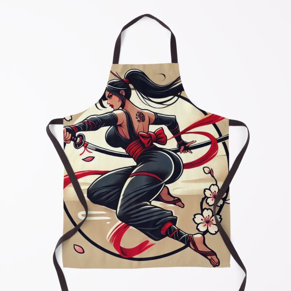 Item preview, Ninja Warrior Woman 3 designed and sold by NightsageArt.