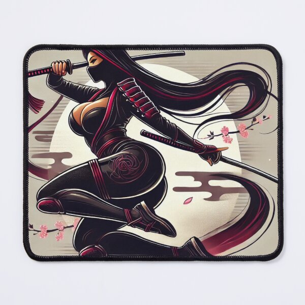 Item preview, Ninja Warrior Woman 2 designed and sold by NightsageArt.