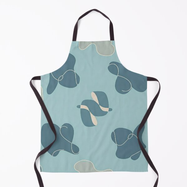 Item preview, Abstract Shapes, Modern Art, Minimalist Pattern, Blue Abstract, Fluid Forms designed and sold by Artidnan12.