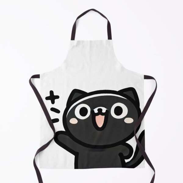 Item preview, Sheerful Black Cat Cartoon designed and sold by Ruen-k.
