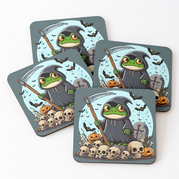 Item preview, Grim Reaper Frog designed and sold by Ghost on Toast.