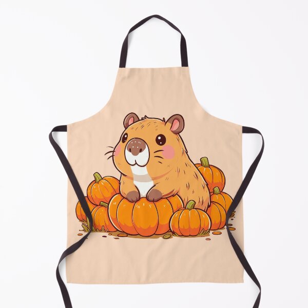 Item preview, Capybara In A Pumpkin Patch designed and sold by Ghost on Toast.