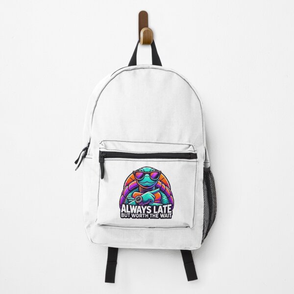 Item preview, Always Late But Worth It - Cool Turtle Art designed and sold by callmegizy.