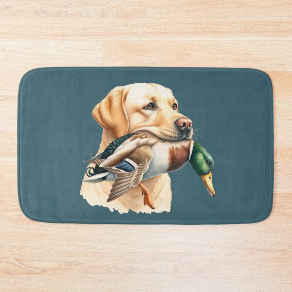 Item preview, Yellow Labrador Retriever with Duck  designed and sold by rmcbuckeye.