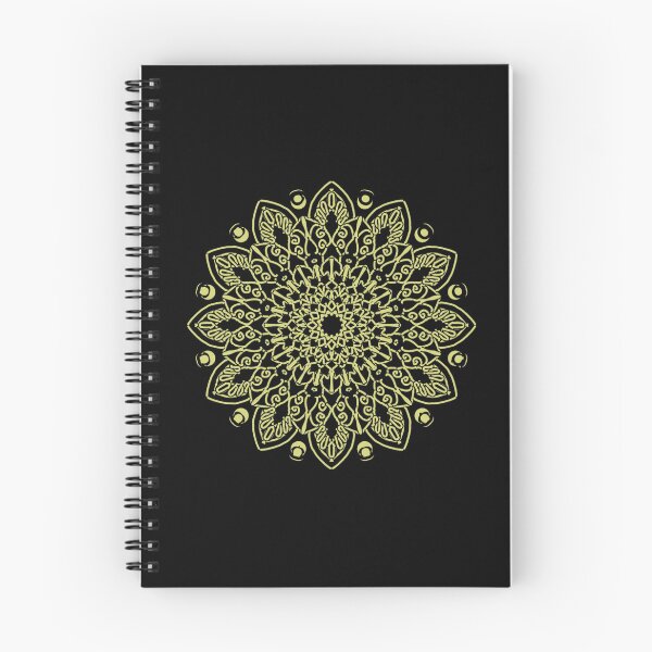 Item preview, Gold Flower Bloom Mandala designed and sold by cosmiccircles01.
