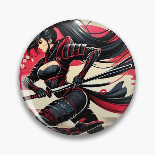 Item preview, Ninja Warrior Woman 4 designed and sold by NightsageArt.
