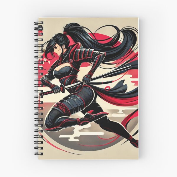 Item preview, Ninja Warrior Woman 4 designed and sold by NightsageArt.