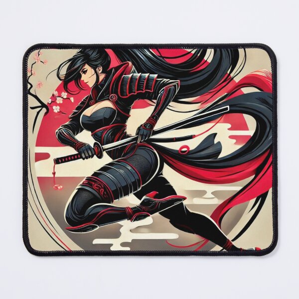 Item preview, Ninja Warrior Woman 4 designed and sold by NightsageArt.