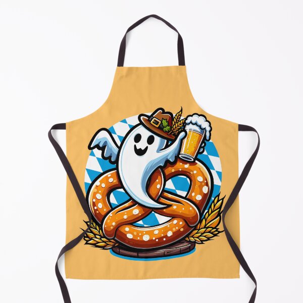 Item preview, Oktoberfest Ghost on Pretzel designed and sold by Ghost on Toast.