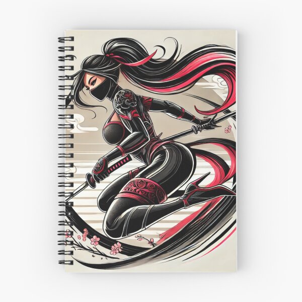 Item preview, Ninja Warrior Woman 5 designed and sold by NightsageArt.