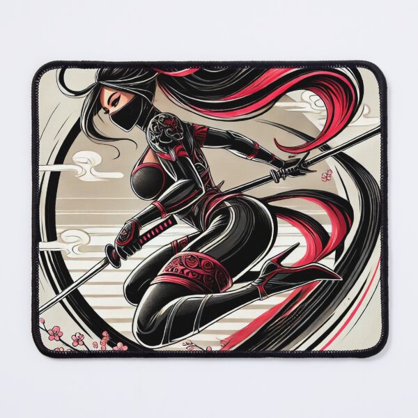 Item preview, Ninja Warrior Woman 5 designed and sold by NightsageArt.