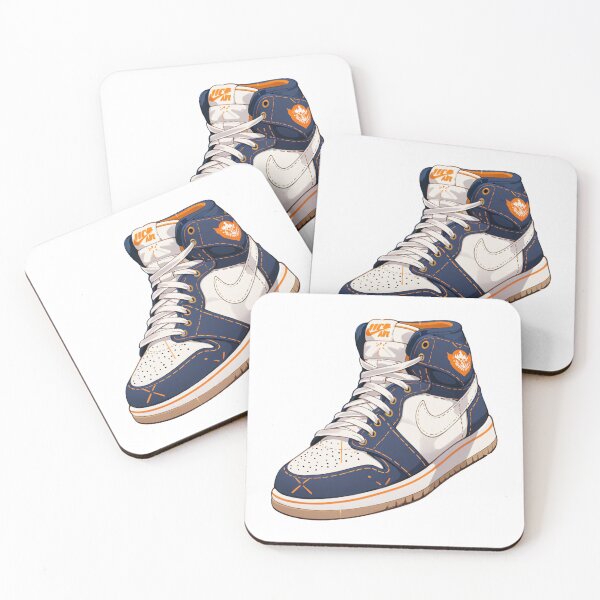 Item preview, Stylish Navy Blue High-Top Sneaker Illustration  Trendy Shoe Design PRIME4YOU designed and sold by PRIME4YOU.