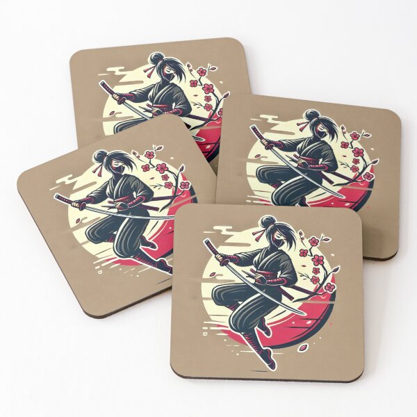 Item preview, Ninja Warrior Woman 6 designed and sold by NightsageArt.