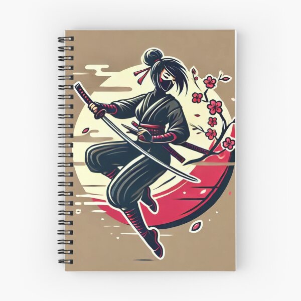 Item preview, Ninja Warrior Woman 6 designed and sold by NightsageArt.