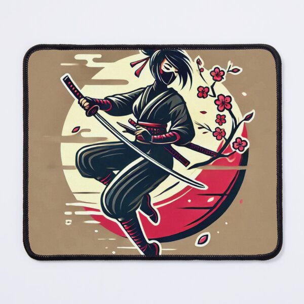 Item preview, Ninja Warrior Woman 6 designed and sold by NightsageArt.