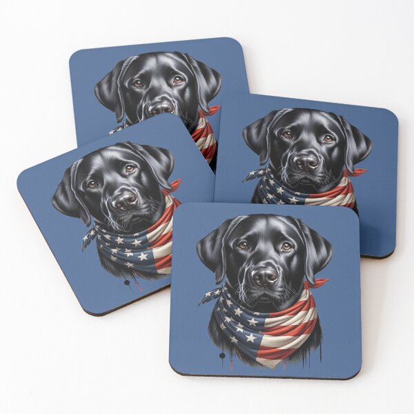 Item preview, Red White and Blue: Labrador Retriever  designed and sold by rmcbuckeye.