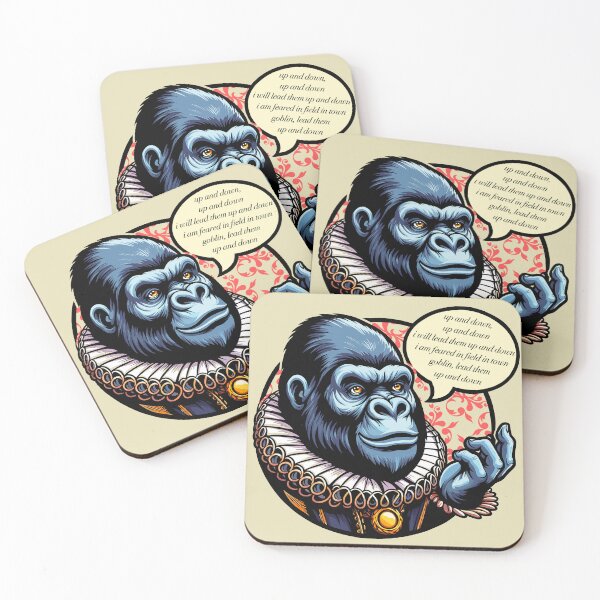 Item preview, Shakespearean Gorilla Quoting “A Midsummer Night’s Dream” designed and sold by Ghost on Toast.