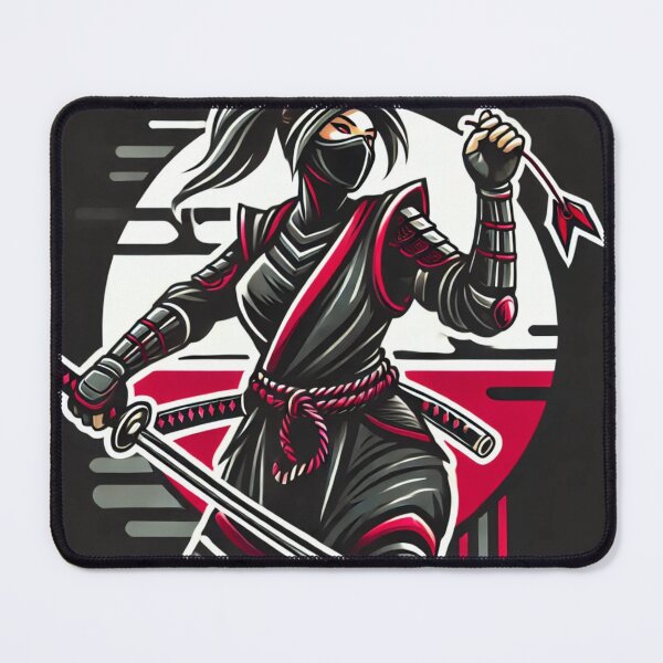 Item preview, Ninja Warrior Woman 7 designed and sold by NightsageArt.