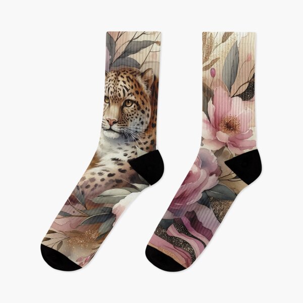 Item preview, Leopard & Roses B designed and sold by Mermaid's Whimsy.