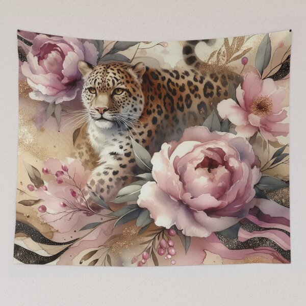 Item preview, Leopard & Roses B designed and sold by Mermaid's Whimsy.